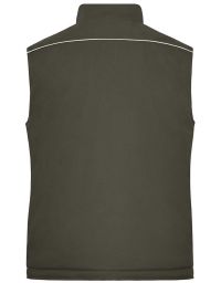 Workwear softshell vest lined Solid